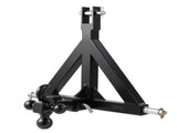 3 Point Trailer Hitch 2 in Receiver, 3pt Quick Hitch Attachment with 3 Trailer Balls, Tractor Tow V952-SJXJSQDKSXTQ3L0DH001V0
