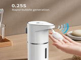 Automatic Sensor Foam Soap Dispenser 350mL Rechargeable Touchless Hand Soap Pump with 3 Adjustable V1107-CS-GYZQ