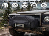 Winch Cover Waterproof and Dustproof Cover for Winch Fits Most 8000-12000 Lbs Winch Models for Truck V1366-AZ2-W-15065