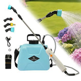 5L Electric Garden Sprayer with Telescopic Wand 3 Mist Nozzles, Shoulder Strap, Rechargeable V1107-119-62883