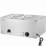 VEVOR Commercial Electric Food Warmer 4-Pan Countertop Buffet 15.5L Bain Marie V952-SYSPBWQPTK21BEO5GV3