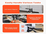 Labor Saving Arm Jack, 2 PCS 200 kg Bearing Capacity, Lifting up to 235 mm, Metal Hand Lifting Jack V952-TGQ220MM2DHS12IENV0