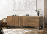 Levede Buffet Sideboard Storage Cabinet Walnut CH1078-WA