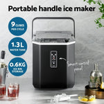 Devanti 12kg Ice Maker Machine 1.3L w/Scoop Holder Black IM-ZB12G-BK