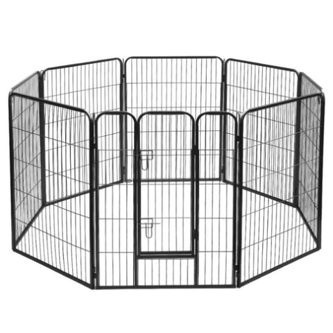 i.Pet 40" 8 Panel Dog Playpen Pet Exercise Cage Enclosure Fence Play Pen PET-DOGPLAYPEN-H100