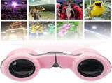 Pink Binoculars for Babies Compact Lightweight Outdoor Viewing Toy V1263-JX-4135