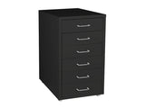 Levede 6 Drawer Office Cabinet Drawers Black HO0403-BK