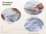 6PCS Transparent PVC Dining Chair Covers, Full Coverage Waterproof Chair Protectors, Dustproof & Pet V1192-AZ-W-18447