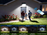 Solar Powered Outdoor LED Floodlight with Remote Control Motion Sensor, Dual Charging via Solar V1341-ZY-68KVS8NF-6000KWHITE1PCS3000