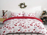 Christmas Santa Como Dahlia Quilt / Doona / Duvet Cover set V745-AQ044025K3