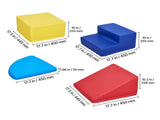 Climbing Toys, 4-Piece Set, Foam Toys for Toddlers 6 Months to 3 Years Old, PU Leather V952-PMWJTZBDQKBD5XYDEV0