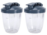 24OZ Transparent Blender Cup Container Lid Set Replacement Fit for 600W/900W Juicer V1294-YM0721-3113210035311