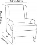 Stretch Armchair Sofa Cover Elastic Relax Fit Protector - Dark Gray V1263-JX-3536