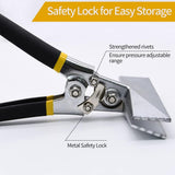 Straight Jaw Hand Seamer, Sheet Metal Bending Tool for Flattening, Folding, HVAC Ductwork, Roofing V1189-LC-AMZ-00106