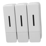 Shower Soap Dispenser 250ml 3 Chamber Leakproof Wall Mount Manual Shampoo and Conditioner Dispenser V1294-YM0901-3112250030411