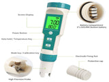 7 in 1 Salinity/Temp Meter0.01 Resolution High Accuracy Water Tester, for Water Household Drinking, V1366-AZ2-W-08976