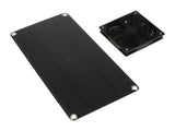 Solar Panel Fan Kit 20W Powered Mini Portable for Greenhouse Chicken Coop Pet House Window Exhaust V1294-YM0703-3114230026211