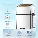 Professional Electric Foil Shaver for Men - 3 Speed Modes, LED Display, USB Rechargeable, V888-ELOSUNG29786