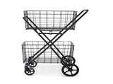 Emajin Foldable Shopping Trolley Cart ST-100L-2T-BK