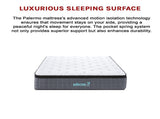 King Single Euro Top Pocket Spring Mattress Motion Isolation Comfort with CertiPUR-US Certified V63-930271