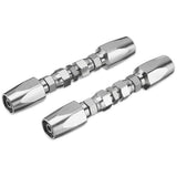 2pcs Hydraulic Hose Repair Kit, Reusable, 2-Wire Reusable Hydraulic Repair Fitting 3/8Inch V1370-AZ4-07568