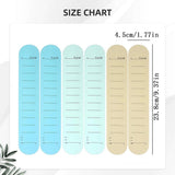 6-Piece Erasable Memo Bracelet Set, 6 Colors Wrist Notepad, 1 Set, Memo Bracelets, Bulk Set, Party V1366-AZ2-W-19773