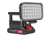 LED Work Light Battery Powered Handheld Flashlight with Dual USB Ports Cordless Lamp for Outdoor V1294-YM0901-3119250084613