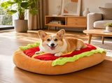 Large Dog Bed Shaped Crate Pad Cotton Soft Rest, Cat Beds For Indoor Cats Small Kitten Plush Cozy V1192-AZ-W-35128