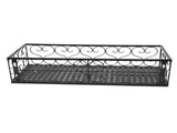 Balcony Flower Rack Hanging Flower Pot Hanger Hanging Wrought Iron Fence Indoor Windowsill Succulent V1294-YM0717-3111220212912