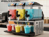 POLYCOOL 36L Triple Tank Commercial Slush Machine, Digital Control Panel, SAA Approved, Juice and V219-FDSSLSPY36LB