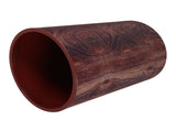 Plastic Wood Grain Trash Can Vintage Look for Bedroom Kitchen and Bathroom V1192-AZ-W-19349