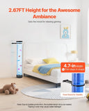 Bubble Tube Lamp 16 Color 80 cm Sensory Aquarium Lamp for Relief Calming V952-LDSQPDLS32YCAW2BD001V9