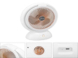 Foldable with LED Light 2 in 1 Warm Light Low Noise Portable Rechargeable 4 Speed Lighting Desk V1294-YM0715-3113220108211