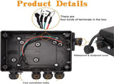Winch Solenoid Relay Control Contactor Box for 8000-17000Lbs Electric ATV UTV Winch 12V V1369-AZ3-W-08204