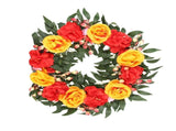 Halloween Garland Artificial Garland Window Door Hanging Wreath for Halloween Decor V1294-YM0523-220323DY01