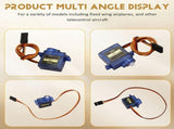 10Pcs SG90 9G Micro-Servo for RC Airplanes Fixed Wing Airplane Model Telecontrol Airplane Toy Servo V1369-AZ3-W-11568