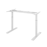 Artiss Standing Desk Frame Only Dual Motor Motorised Adjustable 125KG Load White HASD-B-M10-WH