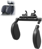 Car Neck Pillow Memory Foam Ergonomic Adjustable Car Seat Headrest Pillow for Driving Comfort, Grey V1237-ZY-917-182