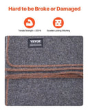 VEVOR Wool Camping Blanket 1.62 m x 2.23 m for Camping Hiking Travel Light Grey V952-LYTYMKPPYMHFTD18EV0