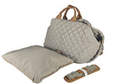 Luxury Quilted 2-in-1 Pet Travel Carrier & Car Booster Seat for Small Dogs V888-ELOSUNG35946