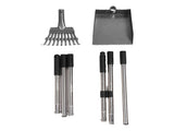 Chicken Poop Rake Scooper Kit 2 in 1 Ergonomic Design Adjustable Handle Multifunctional Litter V1294-YM0901-3111250127111