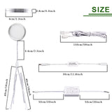 Linkable Under Cabinet LED Lighting 12V Dimmable Puck Lights Hardwired with Wireless RF Remote V1171-CC-WW004-EU