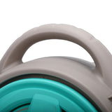 15M Portable Garden Hose Reel with Nozzle Handheld Water Hose Holder Reel for Outdoor Watering Green V1294-YM0901-3111250213811