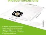 10 pcs vacuum cleaner bags for Karcher vacuum cleaner wd4 wd5 wd6 mv4 mv5 mv6 V1237-ZY-203-0418