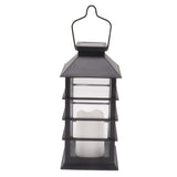 2Pcs Solar Hanging Lantern Candle Design LED Solar Outdoor Light Decor for Pathway Yard Lawn V1294-YM0703-3119230048011