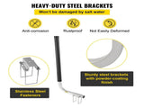 Boat Trailer Guide-ons, 40", 2PCS Rustproof Galvanized Steel Trailer Guide ons, Trailer Guides with V952-CTCDGHYL40PVC20BOV0