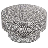 DIAMOND MOTHER OF PEARL COFFEE TABLE BLACK V742-VC2BLK