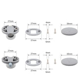 LGCASL Clearance! Shower Door Rollers Shower Door Rollers Bearing Door Roller Plastic Pulley Shower V1189-LWWAL-20260325-02542