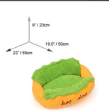 Hotdog Design Dog Bed - Soft, Removable & Washable Pet Mat for Small Dogs V1259-DP01-A-2025