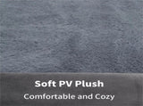 XL Size PawfectFriend Orthopedic Dog Bed 3-Side Comfort Bolster Padded Calming Mattress Bed with V571-644161314523